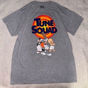 Tune Squad Gray Short Sleeve Tee